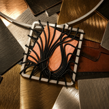 Copper Current Pendant