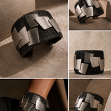 Cetina Silver Current Cuff