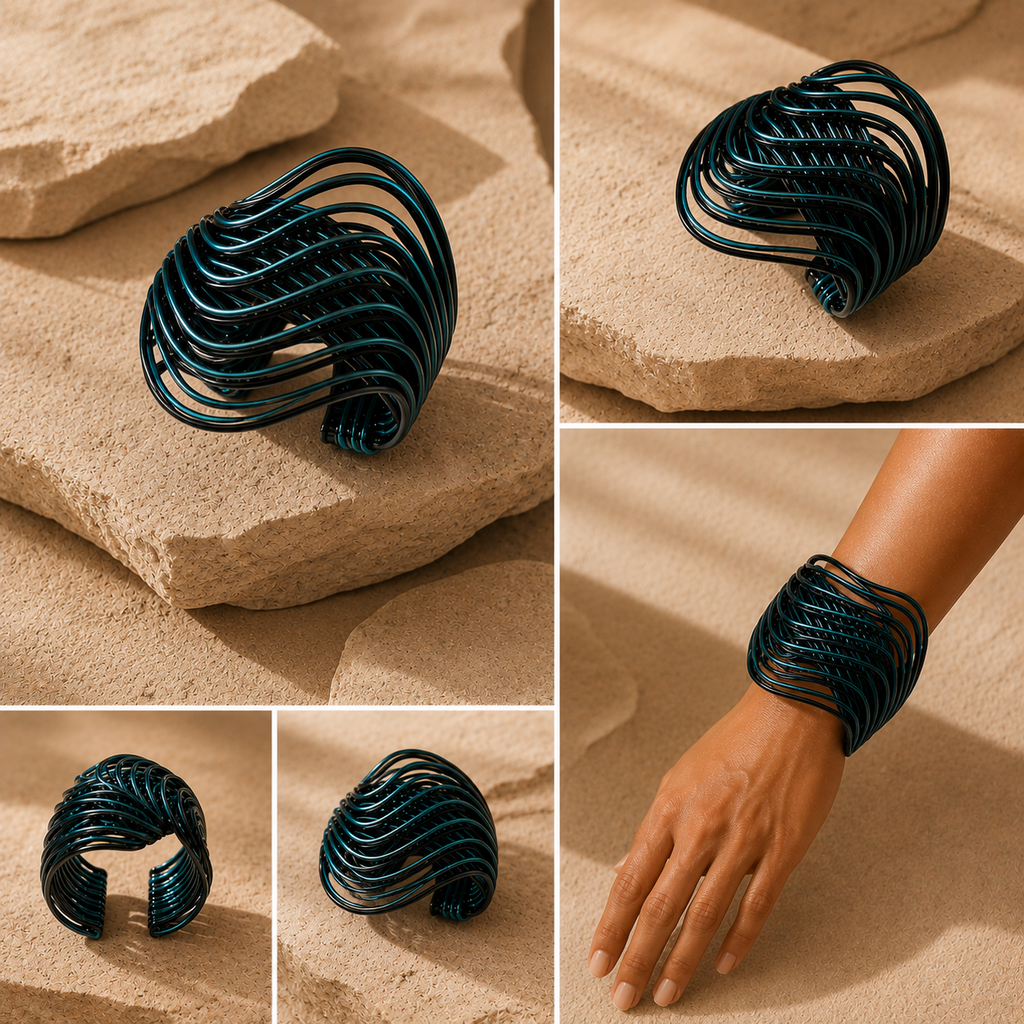 The Obsidian Tide Cuff