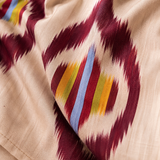 Desert Festival Luxury Silk Adras Throw