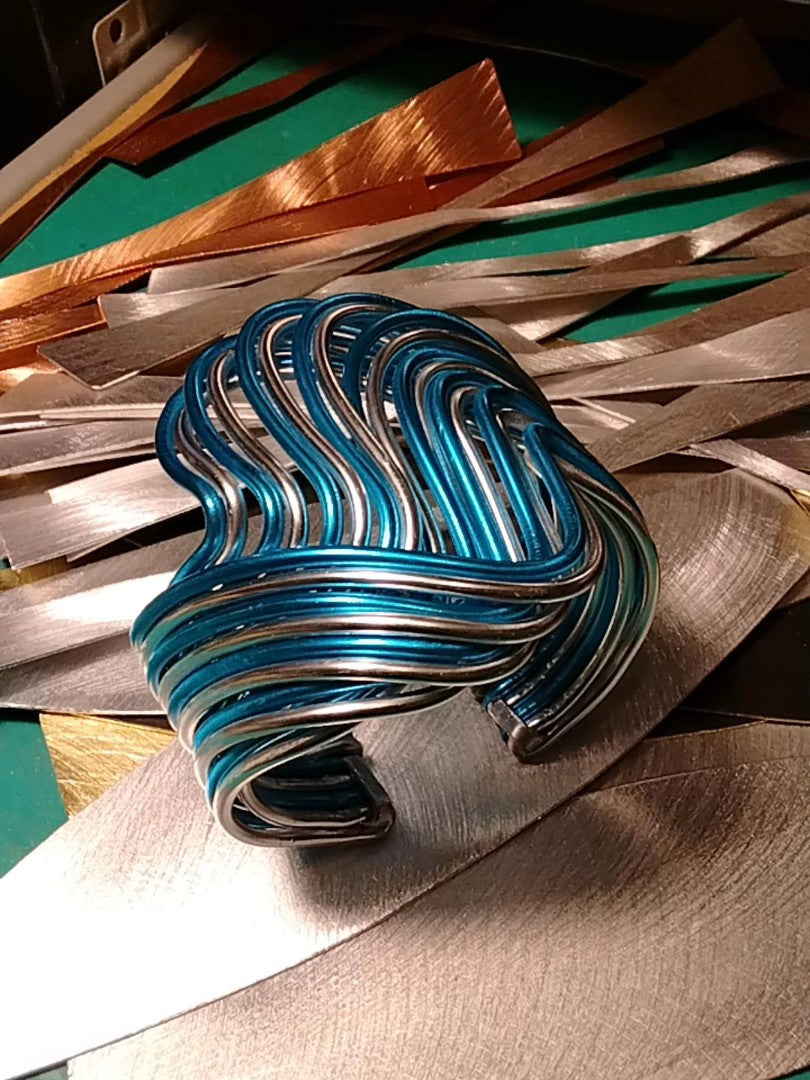 Blue Grotto Wave Cuff