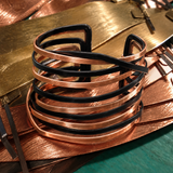 Copper Eclipse Cuff