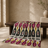 Desert Caravan Luxury Silk Adras Throw