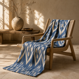 Registan Mist Luxury Silk Adras Throw