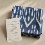 Registan Mist Luxury Silk Adras Throw